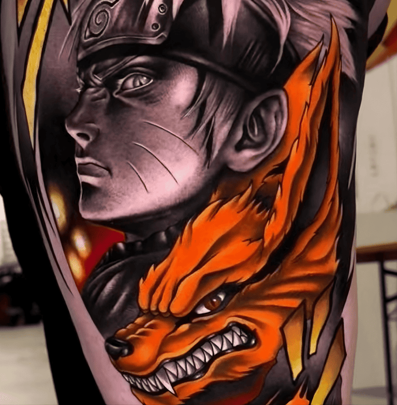 Tatuaggio realistico black and grey